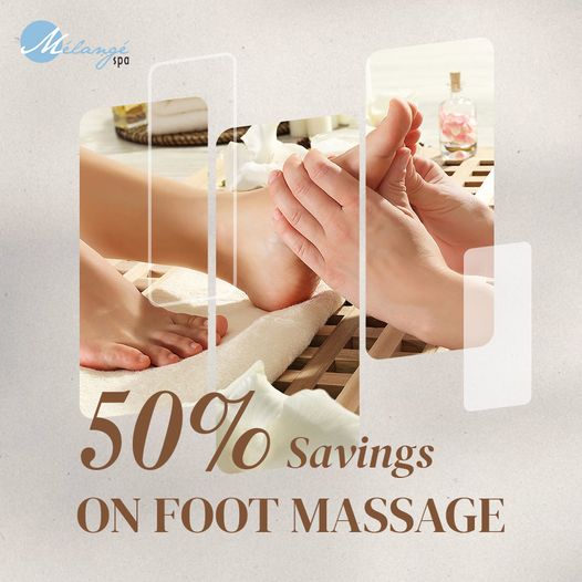 50% OFF ON FOOT MASSAGE