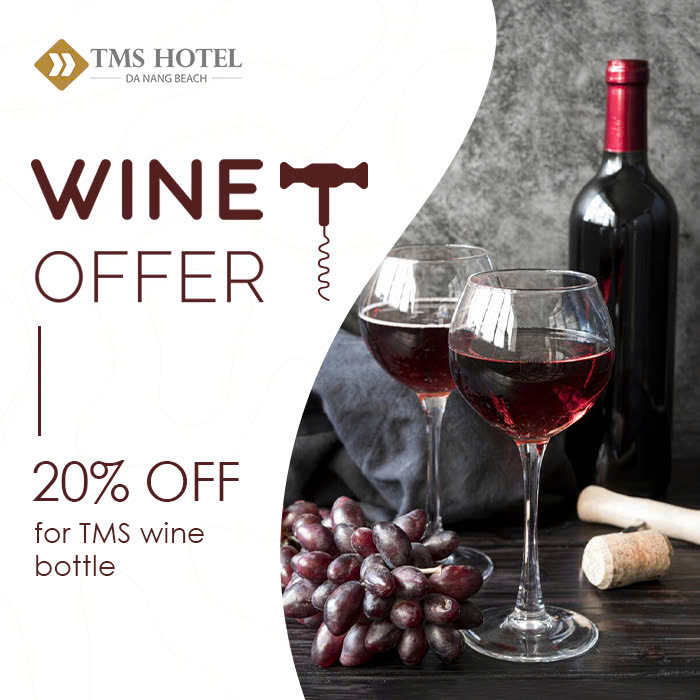 Wine Offer – 20% Off on All TMS Wine Bottle