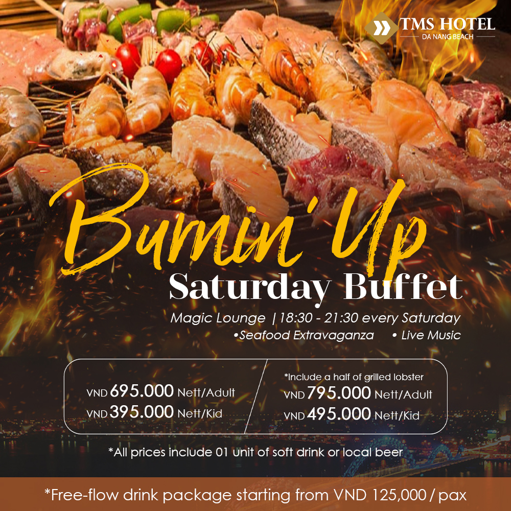 Burnin’ Up Saturday Seafood Buffet